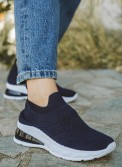 Υφασμάτινα slip-on sneakers με αερόσολα 416.LY519-F