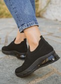 Υφασμάτινα slip-on sneakers με αερόσολα 416.LY519-F