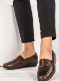 BOXER δερμάτινα slip-on με σχέδιο και στυλ που εντυπωσιάζει 031.52979-L