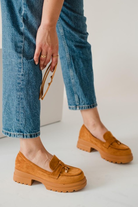 Suede loafers με chunky σόλα 396.D2730-L