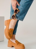 Suede loafers με chunky σόλα 396.D2730-L