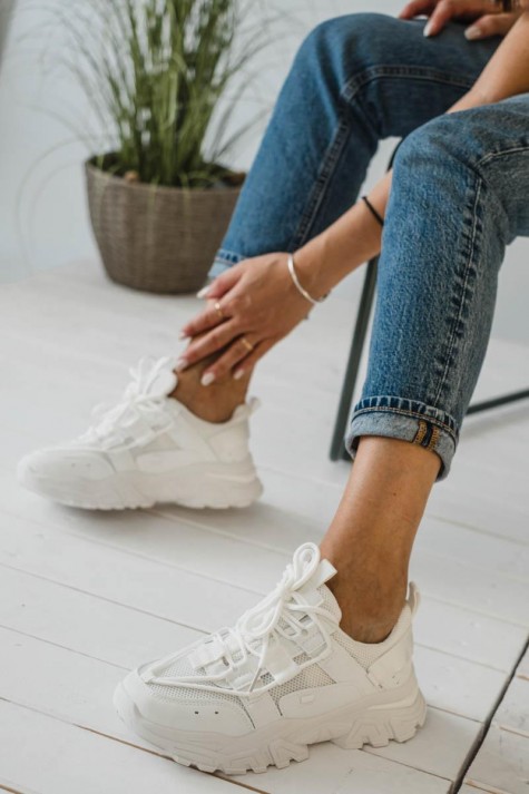 Chunky sneakers με διπλό δέσιμο 420.LY511-L