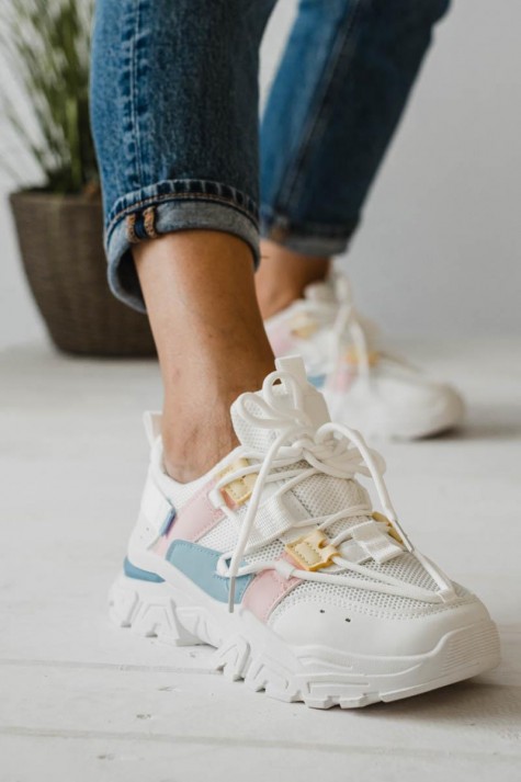 Chunky sneakers με διπλό δέσιμο 420.LY511-L