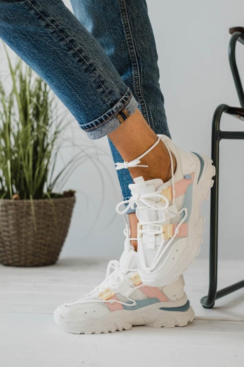 Chunky sneakers με διπλό δέσιμο 420.LY511-L