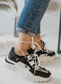 Chunky sneakers με διπλό δέσιμο 420.LY511-L