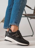 Sneakers με διακοσμητικά στρας στο πλάι 423.H8992-L