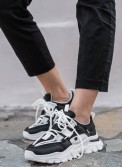 Chunky sneakers με διπλό δέσιμο 420.LY511-L