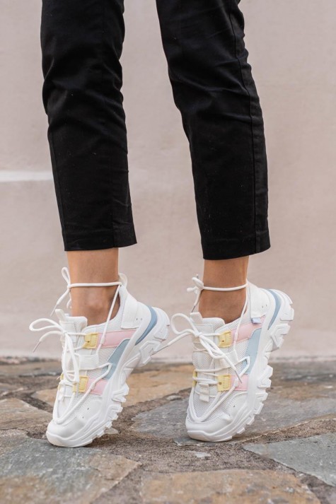 Chunky sneakers με διπλό δέσιμο 420.LY511-L