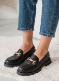 Chunky loafers με μεταλλικό διακοσμητικό 330.77-431-L