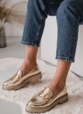 Chunky loafers με χρυσή αλυσίδα 330.D2710-L