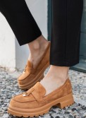 Suede loafers με chunky σόλα 396.D2730-L