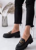 Chunky loafers με χρυσή αλυσίδα 330.D2710-L