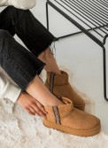 Suede μποτάκια με εσωτερική γούνα 330.9537-C