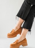 Suede loafers με chunky σόλα 396.D2730-L