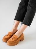 Suede loafers με chunky σόλα 396.D2730-L