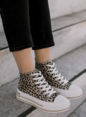 Δίσολα πάνινα sneakers μποτάκια 330.LY621-F