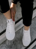 Δίσολα πάνινα sneakers μποτάκια 330.LY621-F