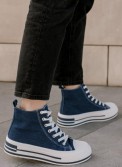 Δίσολα πάνινα sneakers μποτάκια 330.LY621-F