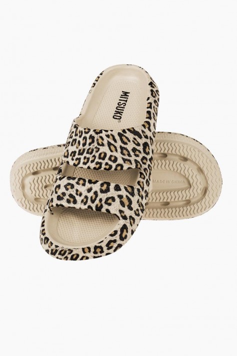 Mitsuko animal print σαγιονάρα με δύο φάσες 019.SA66235W-P