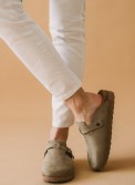 Fussbett suede δίπατα clogs 330.T1168-C