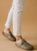 Fussbett suede δίπατα clogs 330.T1168-C