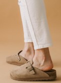 Fussbett suede δίπατα clogs 330.T1168-C