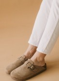 Fussbett suede δίπατα clogs 330.T1168-C