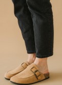 Fussbett suede clogs με τοκά 330.5008-C