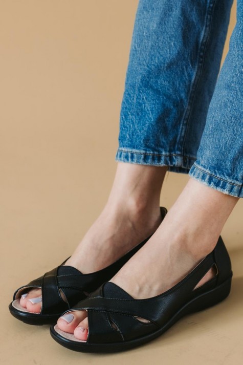 Comfort peep-toe πέδιλα 221.LEONTIA-180-L