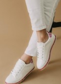 Tennis sneakers με glitter γύρω από την σόλα 330.D7984-L