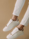 Tennis sneakers με ανάγλυφη υφή 330.OX2528-L