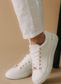 Tennis sneakers με ανάγλυφη υφή 330.OX2528-L