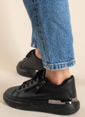 Δίσολα sneakers με διακοσμητικό φερμουάρ 431.LY527-L