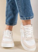 Casual sneakers σε συνδυασμό χρωμάτων 431.LY660-L