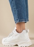 Chunky sneakers σε συνδυασμό χρωμάτων και υλικών 431.LY632-L