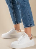 Δίσολα tennis sneakers με διακοσμητικά στρασάκια 431.OX23366-L