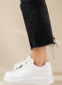 Δίσολα sneakers με διακοσμητικά στα κορδόνια 431.LY592-L