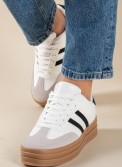 Street style δίσολα sneakers με ρίγες 425.C726-L