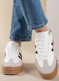 Street style δίσολα sneakers με ρίγες 425.C726-L