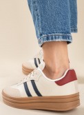 Street style δίσολα sneakers με ρίγες 425.C726-L