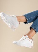 Tennis sneakers με εσωτερικό τακούνι 431.LY661-L