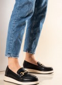 Casual loafers με διακοσμητική αλυσίδα 431.LL1522-L