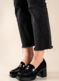 Block-heeled suede loafers 431.2M7-D8269-01-C