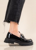 Λουστρίνι loafers με αλυσίδα με στρασάκια 431.OM6638-1-L