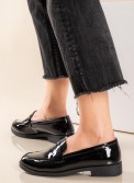 Flat basic λουστρίνι loafer 431.XY707-LU