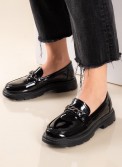 Λουστρίνι Chunky loafers με μεταλλικό διακοσμητικό 431.5520-11-LU.