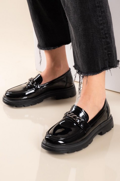 Λουστρίνι Chunky loafers με μεταλλικό διακοσμητικό 431.5520-11-LU.