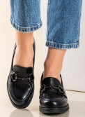 Heeled loafers με διακοσμητική αλυσίδα 431.JSZ94-L