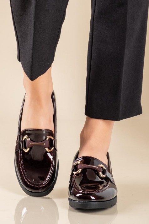 Λουστρίνι Loafers με διακοσμητικό ζωνάκι 330.5309-LU