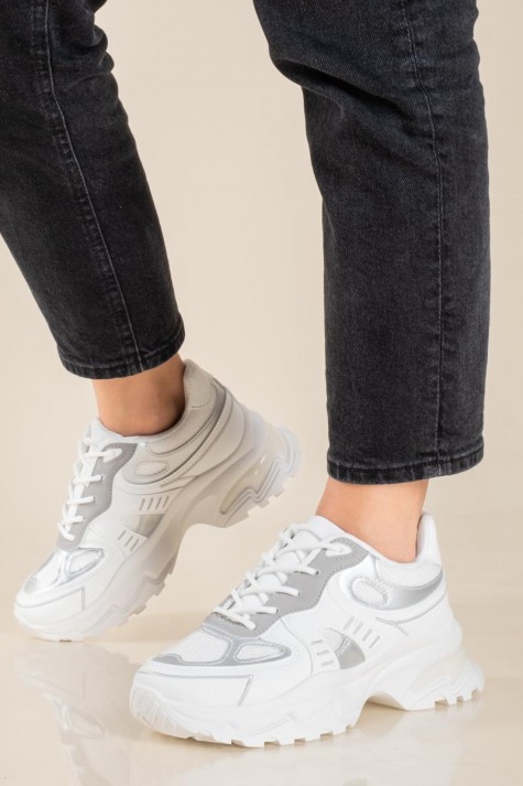 Chunky sneakers σε συνδυασμό υλικών 431.LY697-L